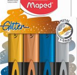 maped Glitter Metal Textmarker Mehrfarbig