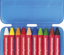 EBERHARD FABER Wachsmalkreiden 10 Stifte St.