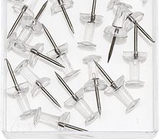 WEDO Pinnnadeln transparent