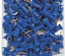 WEDO Pinnnadeln blau