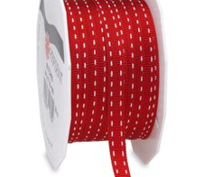 PRÄSENT Geschenkbänder 7 mm x 20 m rot
