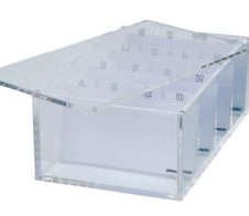 MAUL Visitenkartenbox glasklar