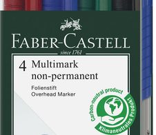 FABER-CASTELL Multimark 1526 M non-permanent Folienstifte-Set 1.0 mm Mehrfarbig