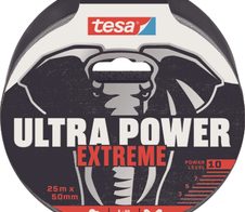 tesa Gewebebänder Montageband 50 mm x 25 m schwarz