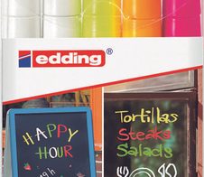 edding 4095 Kreidemarker 2.0 - 3.0 mm Mehrfarbig