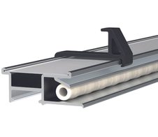 MAUL Klemmleiste MAULtalent 100 cm Wandmontage silber