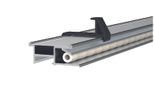 MAUL Klemmleiste MAULtalent 100 cm Wandmontage silber