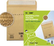 MAILmedia Polstertaschen für DIN B5+ braun