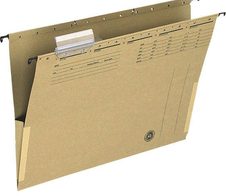 Q-CONNECT Hängetaschen naturbraun