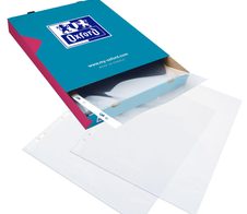 OXFORD Prospekthüllen DIN A4 0.09 mm glasklar