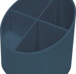 helit Stiftehalter 11,0 x 11,0 x 10,5 cm blau