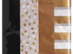 artoz Seidenpapier kupfer/schwarz/weiß 50,0 x 70,0 cm