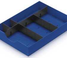 styro Schubladeneinsatz Polystyrol blau