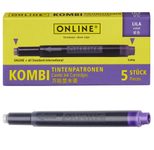 ONLINE® Tintenpatronen für Füller lila
