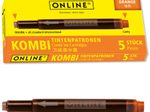 ONLINE® Tintenpatronen für Füller orange