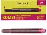 ONLINE® Tintenpatronen für Füller pink