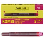 ONLINE® Tintenpatronen für Füller pink
