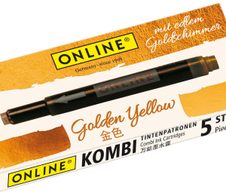 ONLINE® Tintenpatronen für Füller Golden Yellow