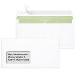 MAILmedia Briefumschläge DIN lang mit Fenster haftklebend