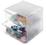 Aufbewahrungsbox Deflecto "Cube" 15,3 x 15,3 x 18,2 cm transparent