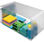 Aufbewahrungsbox Deflecto "Cube" 30,5 x 15,3 x 15,3 cm transparent