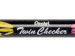 Pentel Twin Checker Textmarker Mehrfarbig
