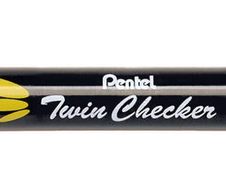 Pentel Twin Checker Textmarker Mehrfarbig