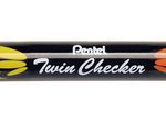 Pentel Twin Checker Textmarker Mehrfarbig