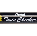 Pentel Twin Checker Textmarker Mehrfarbig