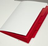 PAGNA Ordnungsmappen DIN A4 5-Fach  1x weiß-gelb, grün, schwarz, rot, blau