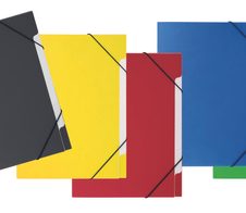 PAGNA Ordnungsmappe DIN A4 5-Fach  1x schwarz, gelb, rot, blau, grün