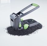 novus Registraturlocher B2200 re+new schwarz/grün