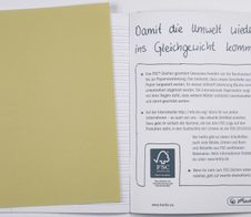 herlitz Schulheft liniert DIN A4 16 Blätter