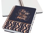 SIGEL Notizbuch Jolie® ca. DIN A5 punktraster 240 Seiten - fly me to the moon