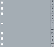 BRUNNEN Ordnerregister Vollformat A-Z DIN A4