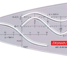BRUNNEN Parabelschablone transparent