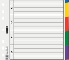 BRUNNEN Ordnerregister Vollformat blanko DIN A4