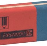 BRUNNEN Radiergummi rot/blau