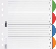 BRUNNEN Ordnerregister Vollformat blanko DIN A4