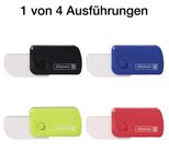 BRUNNEN Radiergummi grün, rot, blau, schwarz