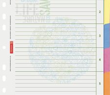 BRUNNEN Ordnerregister Vollformat blanko DIN A4