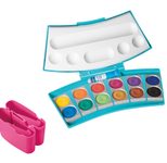 Pelikan Wasserfarbkasten 2 Wasserboxen + Deckweiß und 12 Farben