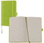Lediberg Notizbuch ca. DIN A6 kariert lemongreen, 192 Seiten