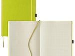 Lediberg Notizbuch ca. DIN A4 kariert, 240 Seiten lemongreen