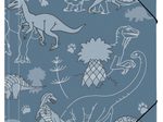 VELOFLEX Sammelmappe Dinos A3 blau