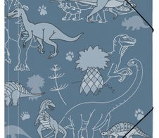 VELOFLEX Sammelmappe Dinos A3 blau