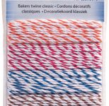 folia Kordeln Basic weiß -gelb, -rosa, -flieder, -hellblau, -hellgrün