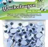folia Wackelaugen weiß