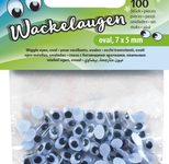 folia Wackelaugen weiß