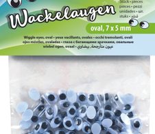 folia Wackelaugen weiß